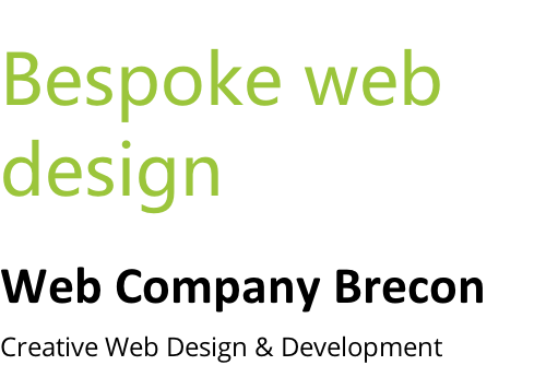 Bespoke web design  Web Company Brecon       Creative Web Design & Development